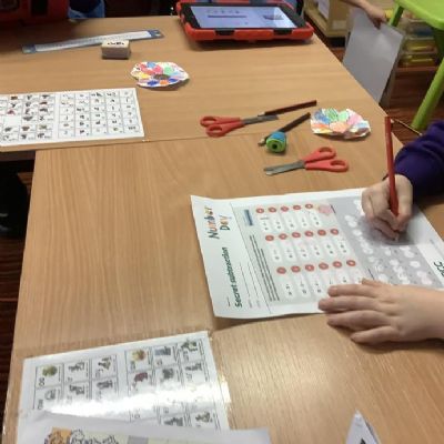 We enjoyed learning about the children’s charity through number games.