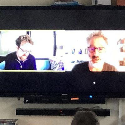 Year 6 had a visit with David Baddiel who spoke to us about his books and his hobbies.