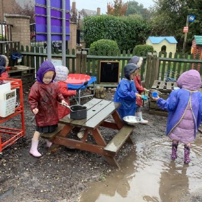 Reception have been enjoying the weather!