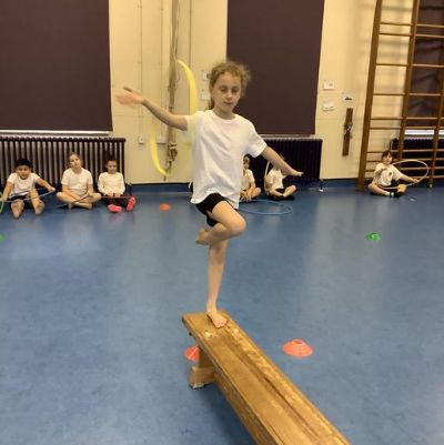 In Hockney’s Gymnastics sessions we have been looking at different ways to travel across the floor and equipment.