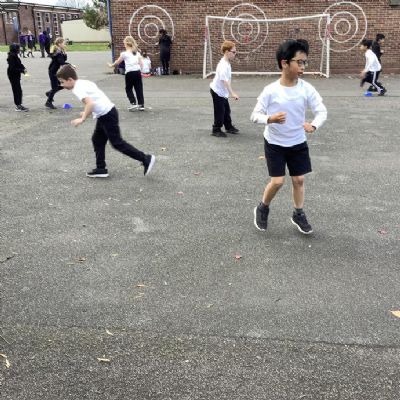 The children in Sharman 4 were enjoying themselves moving in different ways in their PE lesson this week.