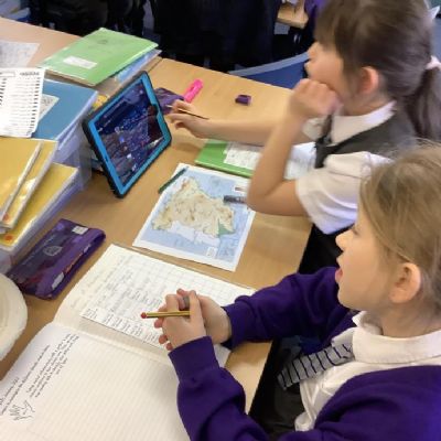 The children in Year 4 enjoyed their Geography lesson where they were comparing physical and human features of Barcelona and Solihull.