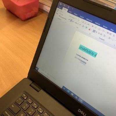 Sharman 4 children were using their creative skills in computing this week, by investigating changing fonts in print, including size and colour.