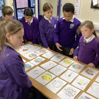 As part of Mental Health Day, the Health Heroes were asked to judge the entries for a new badge to promote positive mental health.